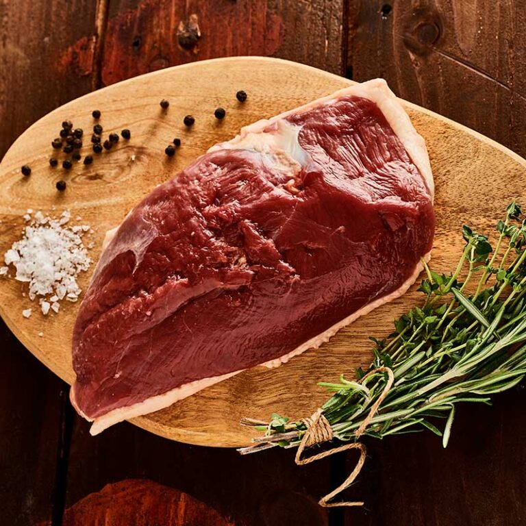 Fresh Duck Meat the Butcher